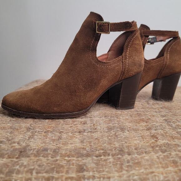 Frye Womens Meghan Suede Shooties Chestnut Size 7.5 B US - Picture 8 of 9